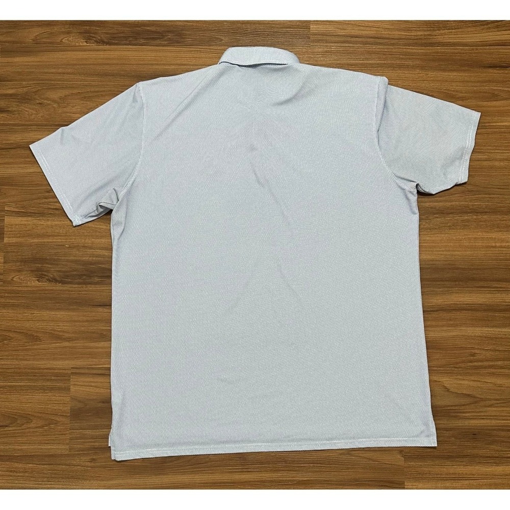 Holderness & Bourne Blue Geometric Print The Floyd Tailored Fit Polo Sz 2XL - Picture 8 of 9
